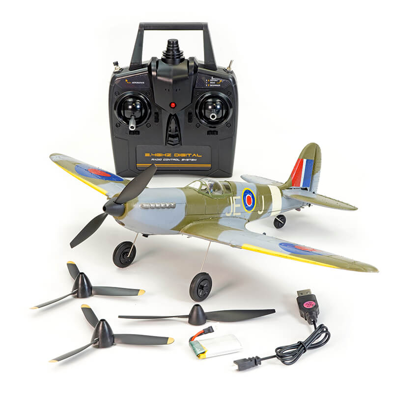 volantex-spitfire-4ch-blue-400mm-brushed-with-gyro-epp-rtf
