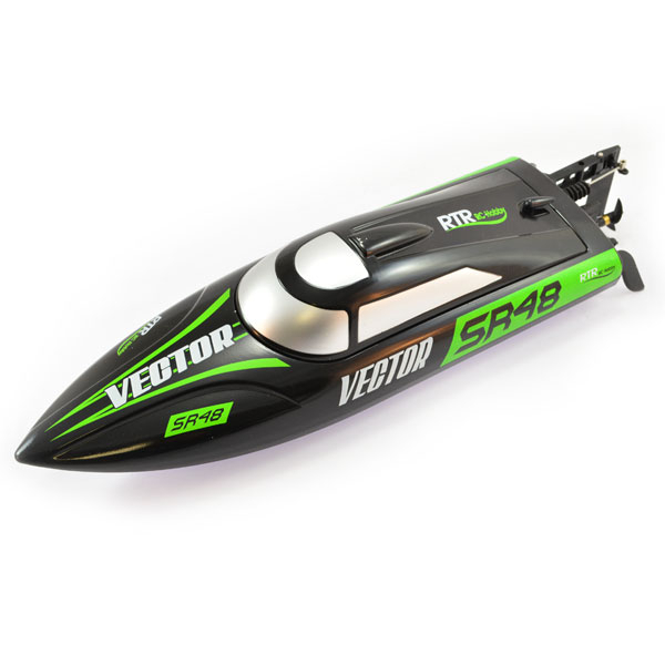 Volantex Racent Vector Sr48 B/less Boat Rtr Black Combo (european Plug)