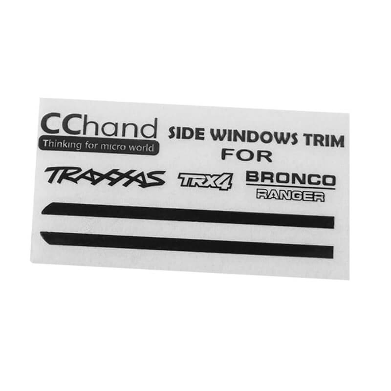 Rc4wd Front Side Window Trim For Traxxas Trx-4 '79 Bronco Ranger Xlt