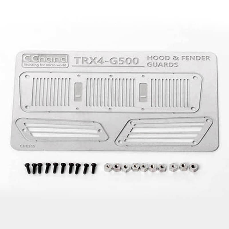 Rc4wd Metal Hood & Fender Vents For Traxxas Trx-4 Mercedes-benz G-500