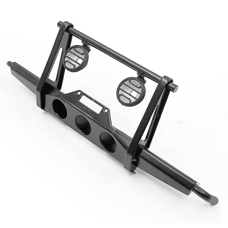 Rc4wd Shirya Front Winch Bumper W/ Lights For Vanquish Vs4-10 Origin Body (black)