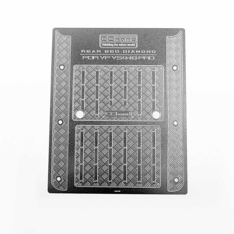 Rc4wd Rear Bed Diamond Plate For Vanquish Vs4-10 Origin Body
