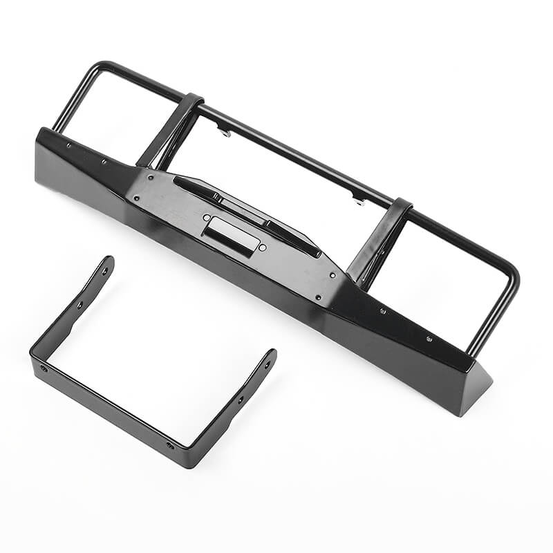 Rc4wd Oxer Metal Front Winch Bumper For Js Scale 1/10 Range Rover Classic Body