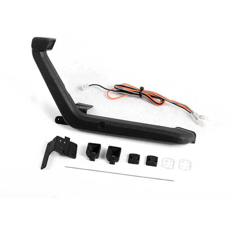 Rc4wd Snorkel W/ Flood Lights, Led Kit & Antenna For Axial 1/10 Scx10 Iii Jeep (gladiator/wrangler)