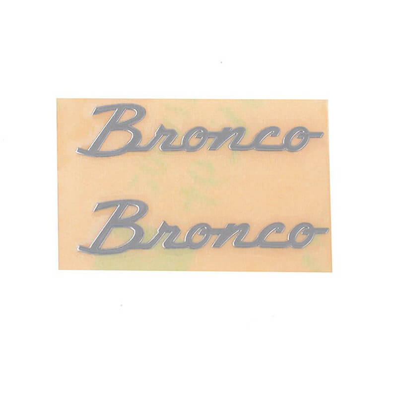 Rc4wd Body Decals For Traxxas Trx-4 2021 Ford Bronco (silver)