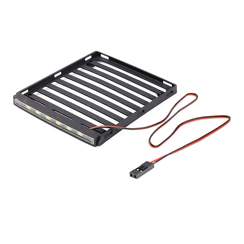 Rc4wd Flat Roof Rack W/ Led For Axial Scx24 Jt Gladiator