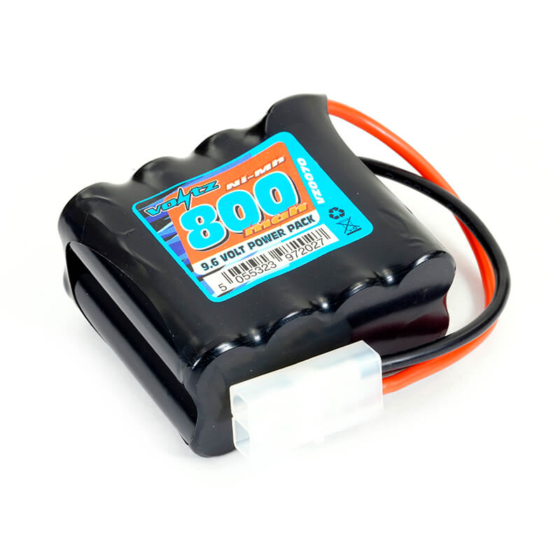 Voltz Hobby 9.6v 800mah Aa Hump Pack Battery W/ Tamiya Plug (he00014)
