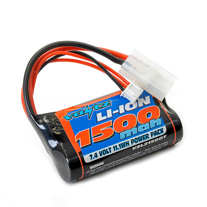 Voltz Li-ion 7.4v 1500mah Battery With Tamiya Plug
