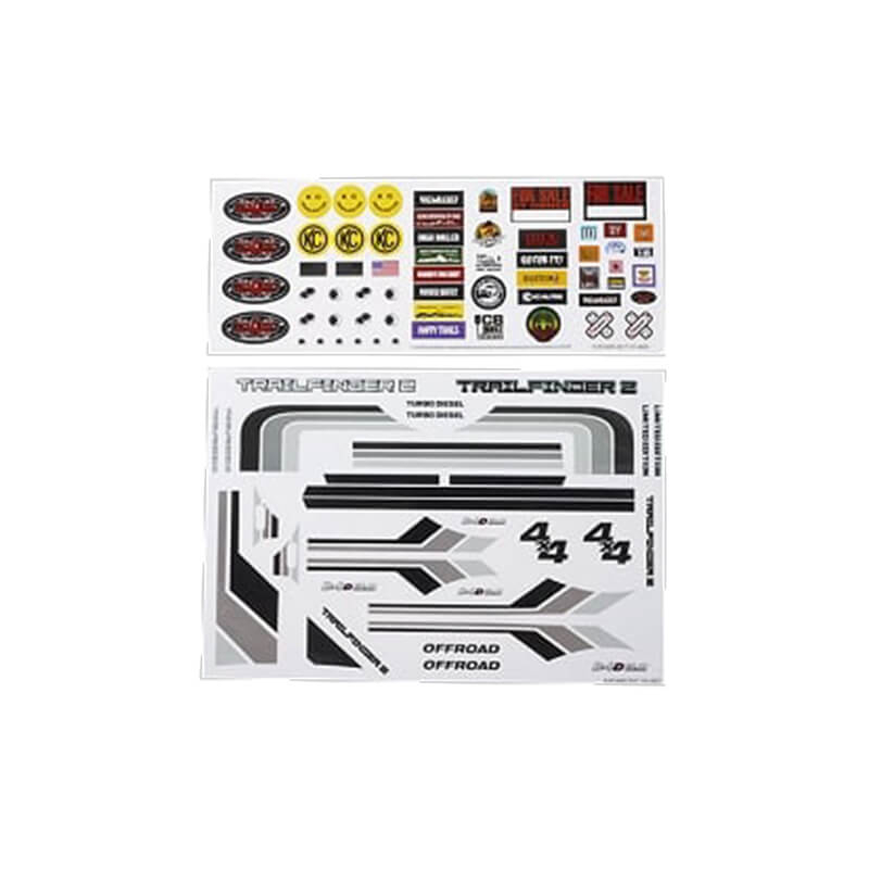 Rc4wd Complete Graphic Decal Set For Mojave Ii 2/4 Door Body