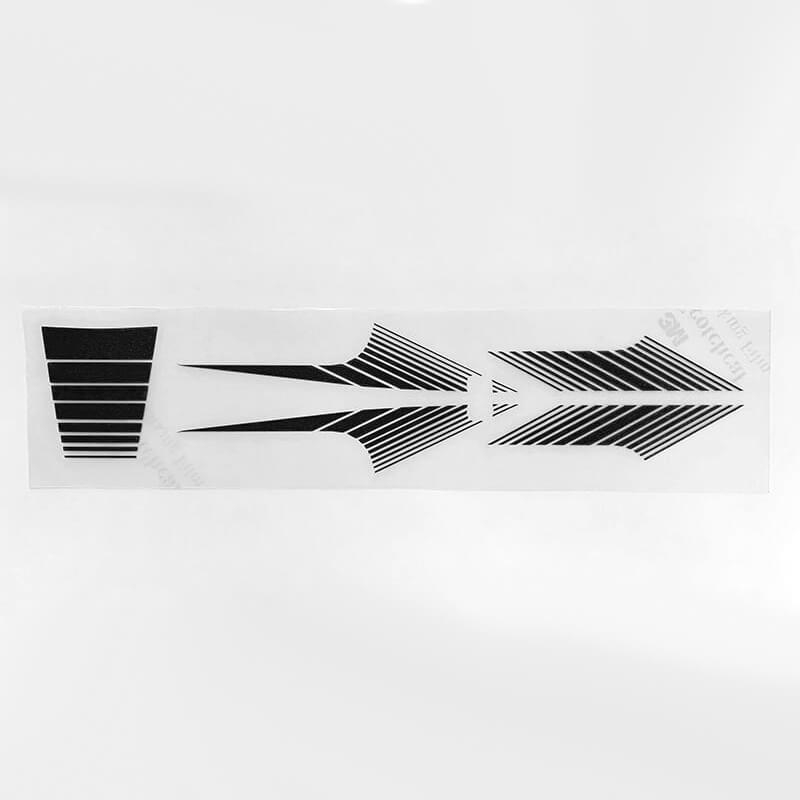 Rc4wd Classic Stripes For 1985 4runner Sheet (black)
