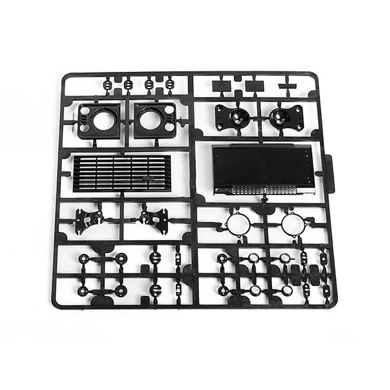 Rc4wd 2015 Land Rover Defender D90 Light & Grill Details