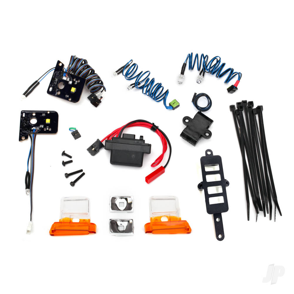 traxxas-led-light-set-complete-with-power-supply-contains-headlights-tail-lights-side-marker-lights-distribution-block-fits-8010-or-9230-series-bodies
