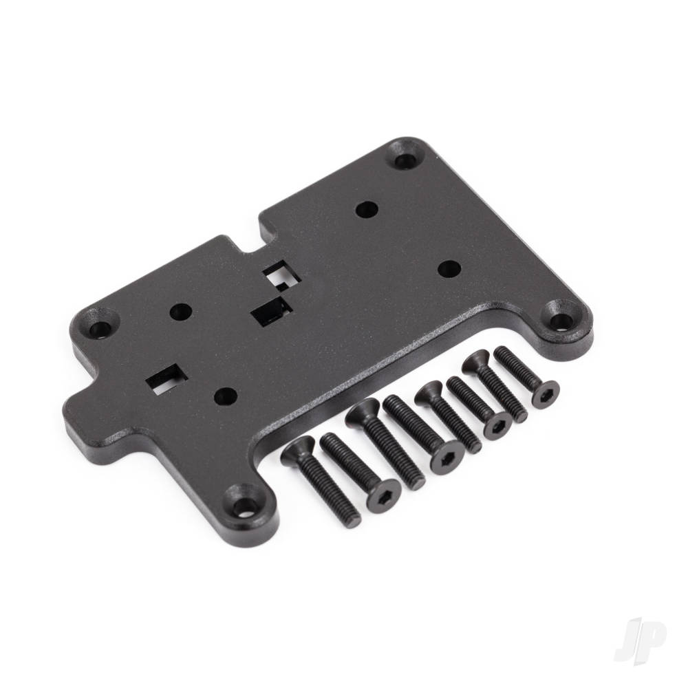 Traxxas Mounting plate, winch / 3x15mm CCS (4) / 2.5x12mm CCS (4) (fits TRX-6 Ultimate RC Hauler)