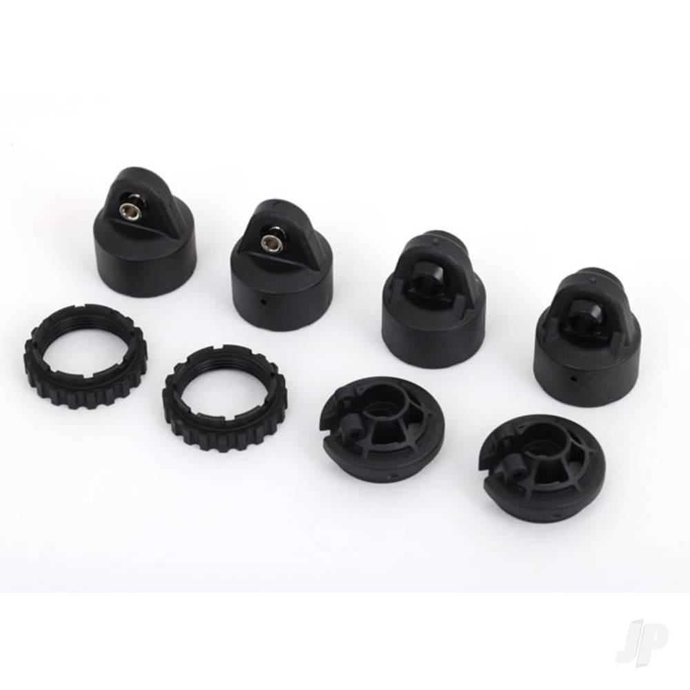 traxxas-shock-caps-gt-maxx-shocks-2-pcs-spring-perch-adjusters-2-pcs-for-2-shocks-for-sledge