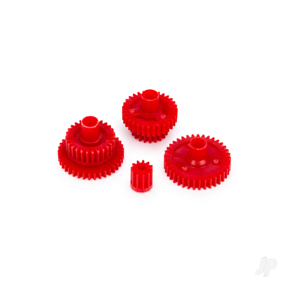 Traxxas Gear Set, transmission (Red) (6.8:1 Reduction ratio) (for use only with portal drive axles)