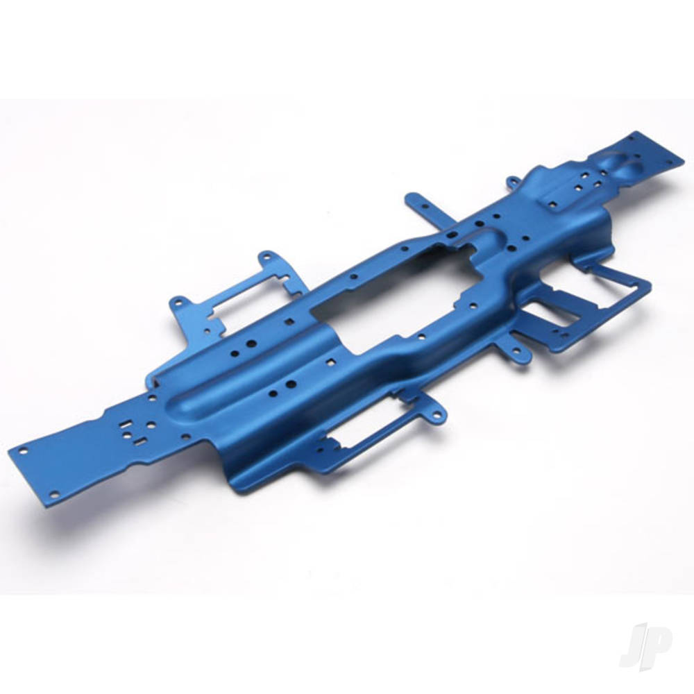 Traxxas Chassis, Revo 3.3 (extended 30mm) (3mm 6061-T6 aluminium) (anodised Blue)