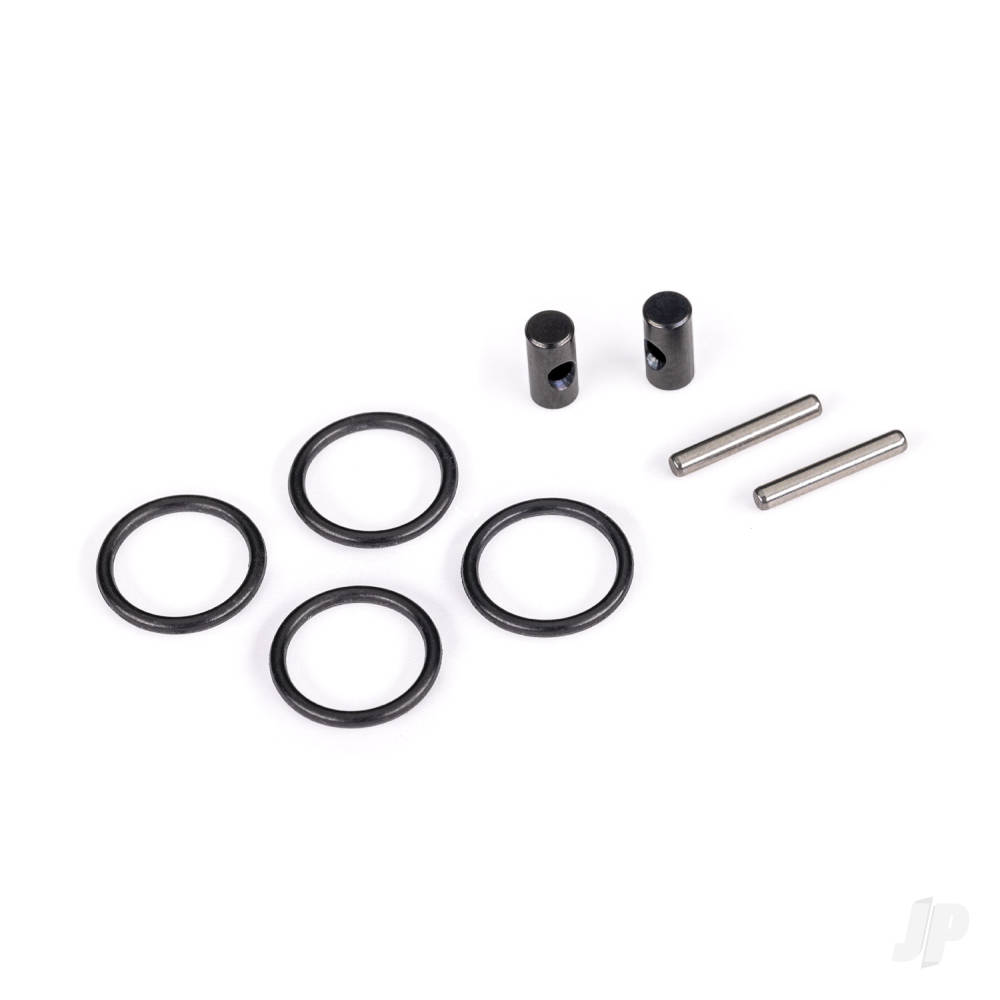 Traxxas Rebuild kit, 4-Tec 2.0 steel constant-velocity driveshafts (includes pins & o-rings for 2 driveshaft assemblies)