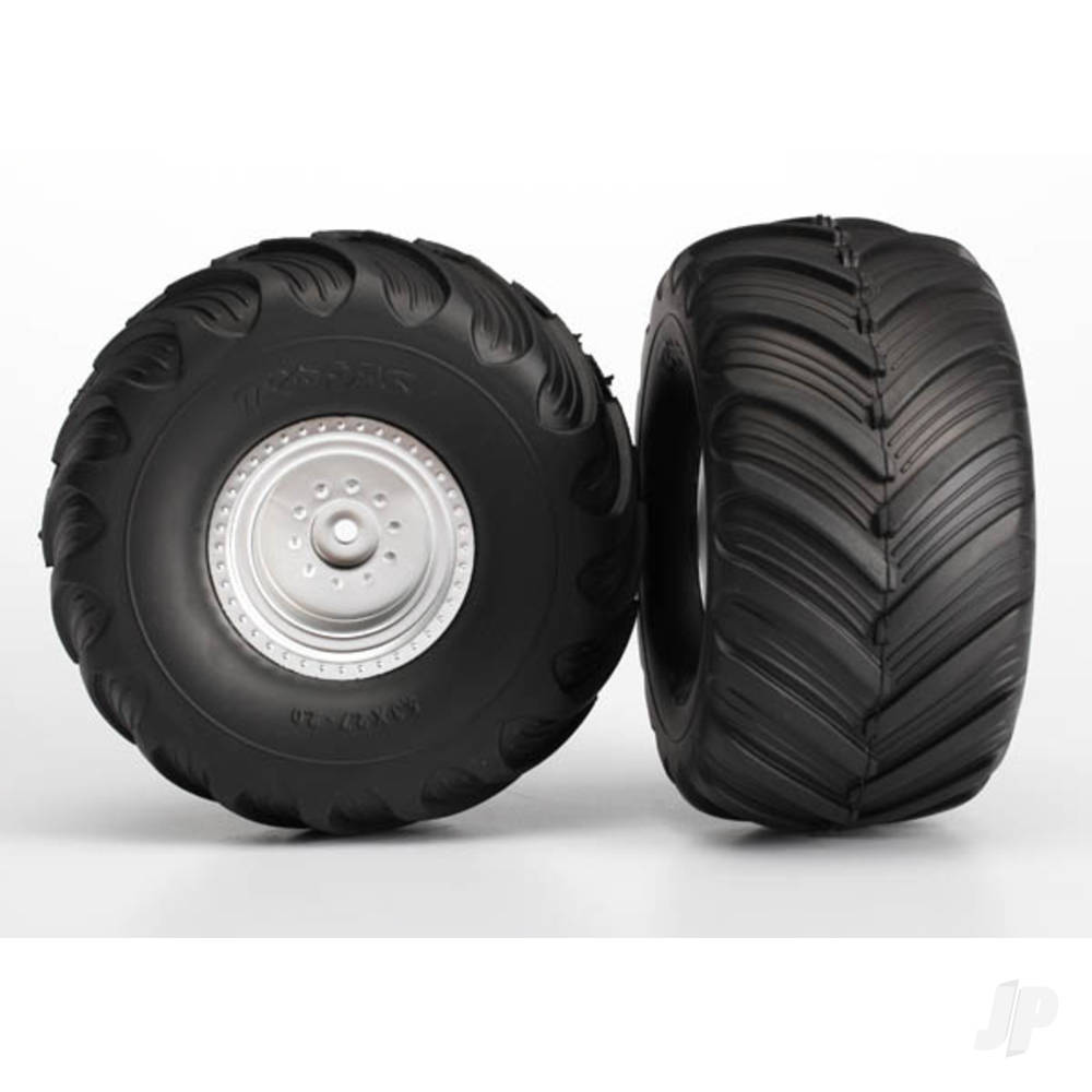 traxxas-tyres-wheels-assembled-glued-satin-chrome-wheels-terra-groove-dual-profile-tyres-foam-inserts-nitro-rear-electric-front-2