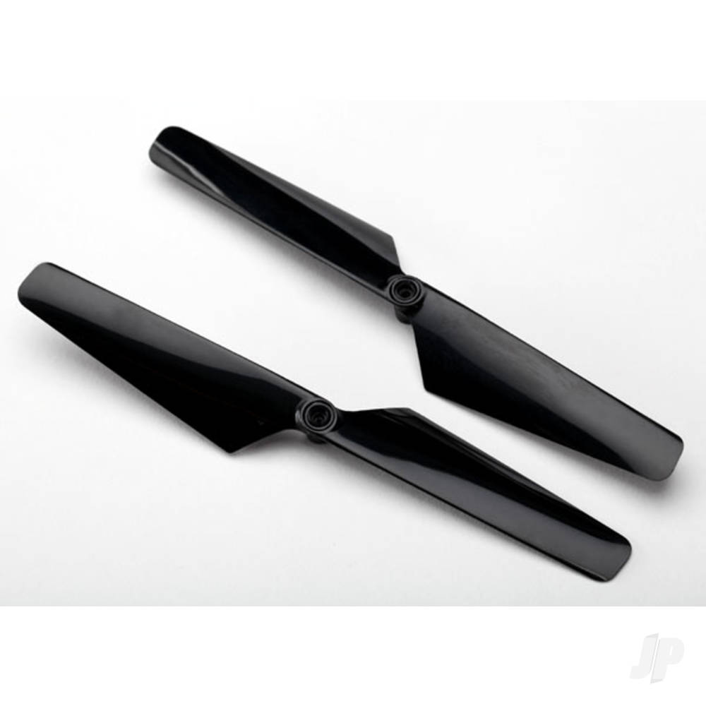 Traxxas Rotor blade Set, Black (2 pcs) / 1.6x5mm BCS (2 pcs)