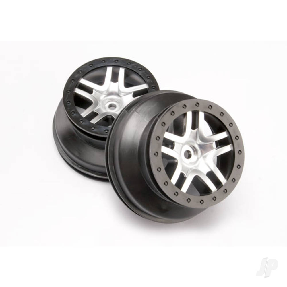 traxxas-wheels-sct-split-spoke-satin-chrome-black-beadlock-style-dual-profile-22-outer-30-inner-4wd-frontrear-2wd-rear-only-2