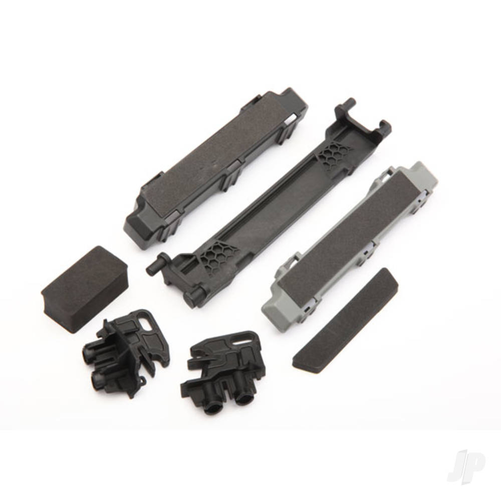 Traxxas Battery hold-down / mounts (Front & Rear) / battery compartment spacers / foam pads