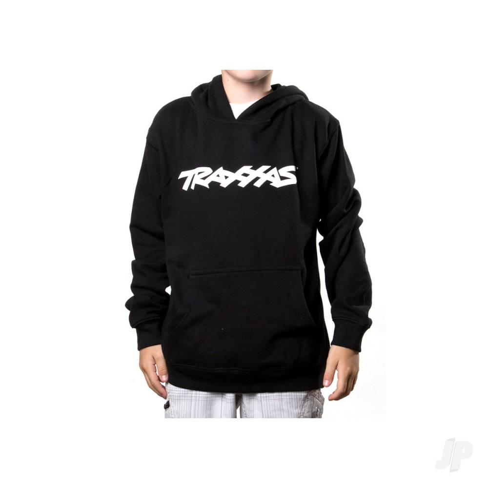 Traxxas Traxxas Logo Hoodie Black Youth XL-2