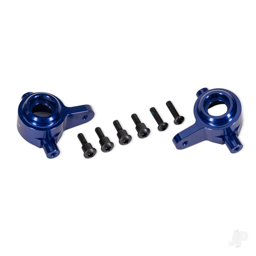 traxxas-steering-blocks-6061-t6-aluminium-blue-anodised-left-right-for-use-with-9080-upgrade-kit