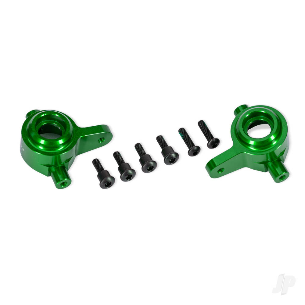 traxxas-steering-blocks-6061-t6-aluminium-green-anodised-left-right-for-use-with-9080-upgrade-kit