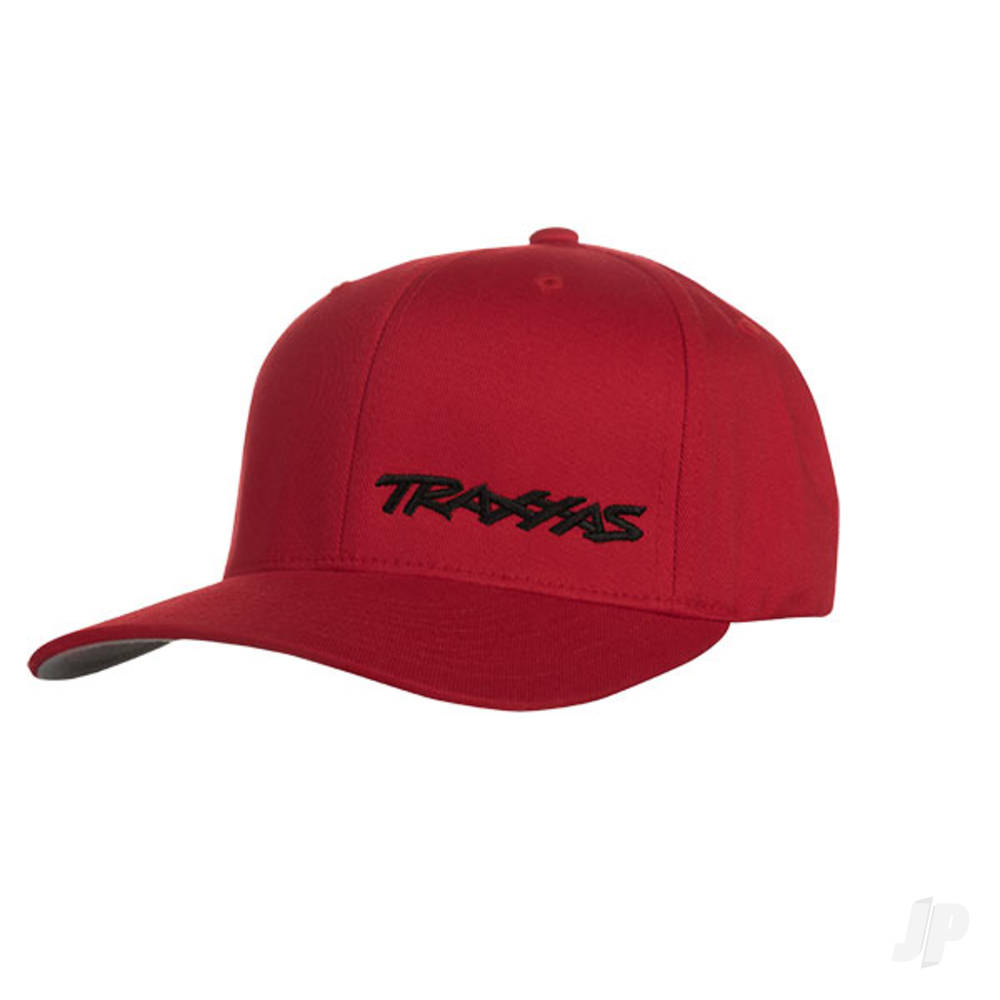 Traxxas Flex Hat Curve Bill Red / Black L / XL Traxxas Logo