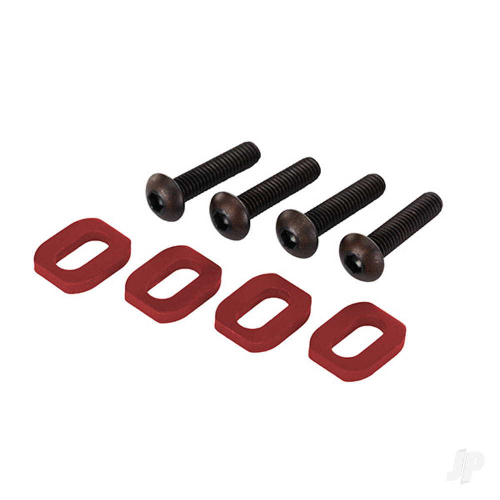 traxxas-washers-motor-mount-aluminium-red-anodised-4-4x18mm-bcs-4