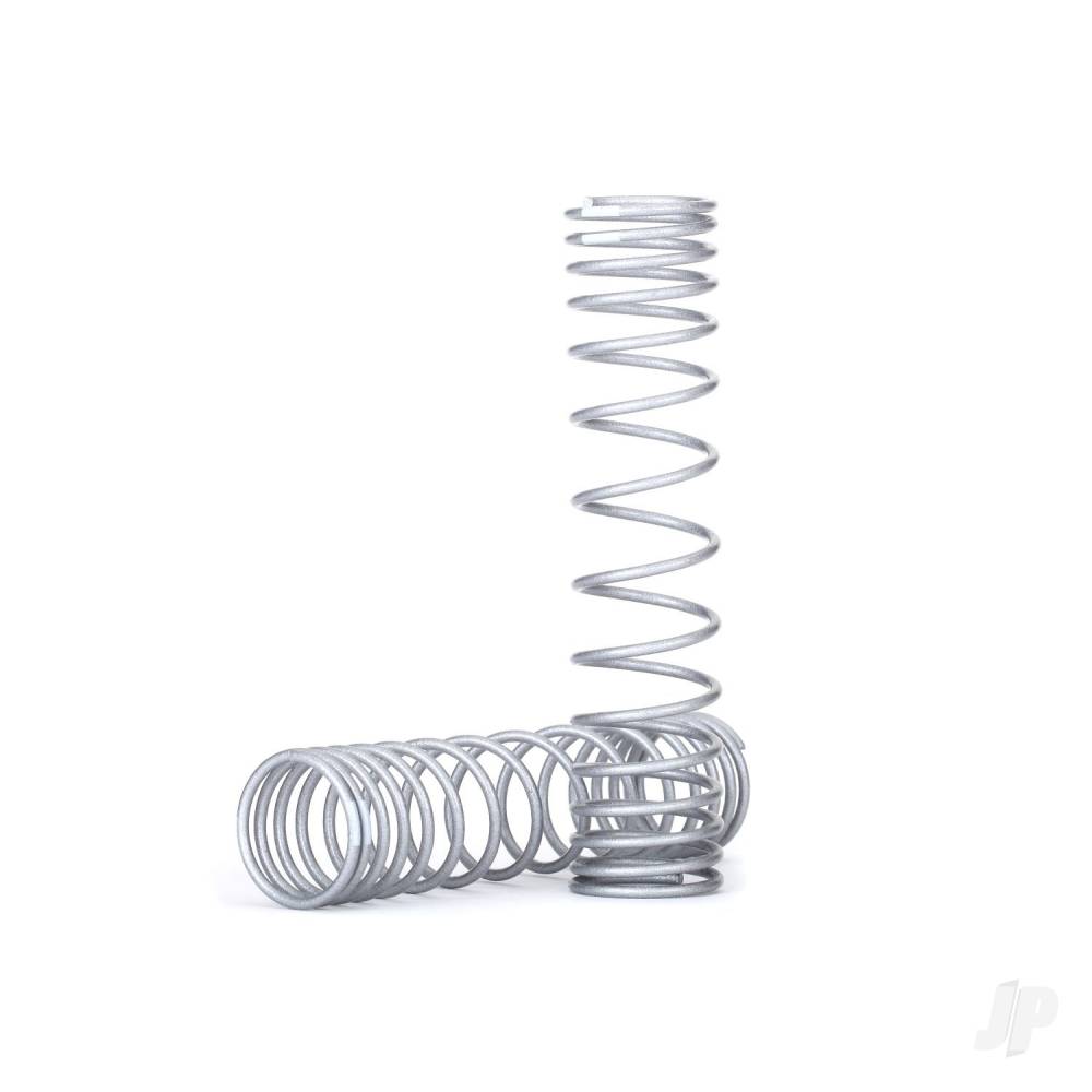traxxas-spring-shock-front-silver-gtr-progressive-0833-rate-white-stripe-2-pcs