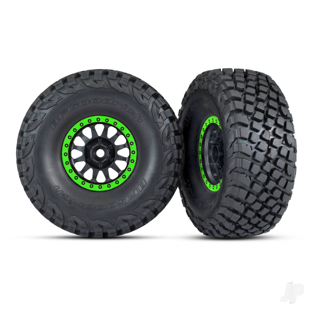 traxxas-tyres-wheels-assembled-glued-method-race-wheels-black-with-green-beadlock-bfgoodrich-baja-kr3-tyres-2
