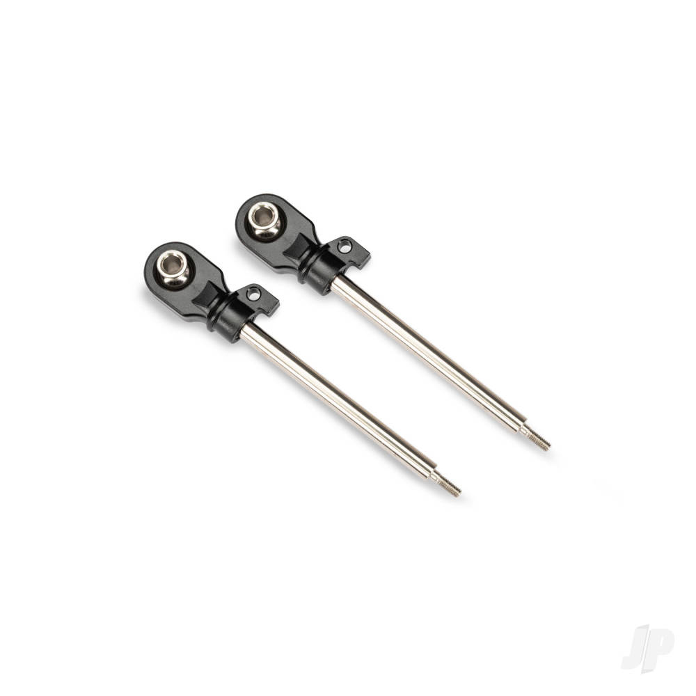 traxxas-shock-shafts-gt-maxx-72mm-assembled-with-rod-ends-hollow-balls-for-4mm-pins-steel-chrome-finish