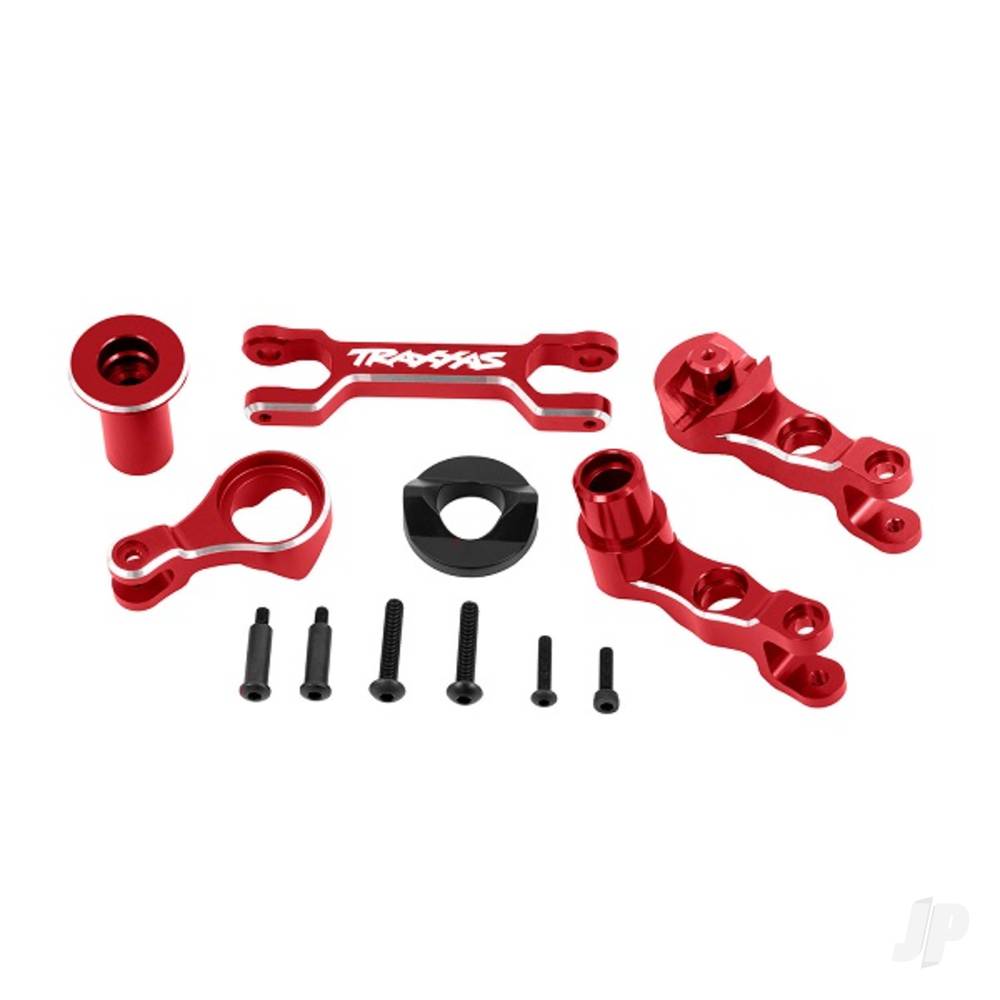 traxxas-steering-bellcranks-left-right-drag-link-6061-t6-aluminium-red-anodised-fits-x-maxx