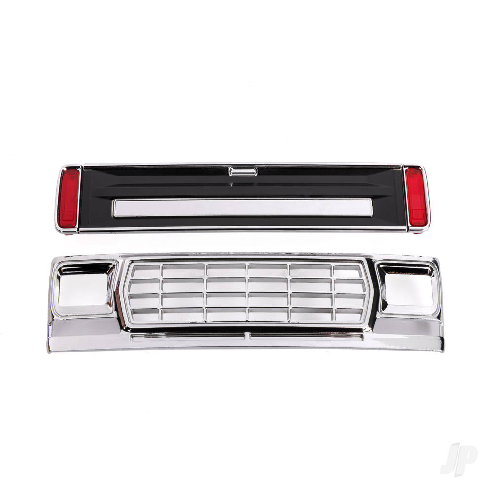 traxxas-front-grille-tailgate-panel-black-led-lenses-rear-left-right-fits-9812-body