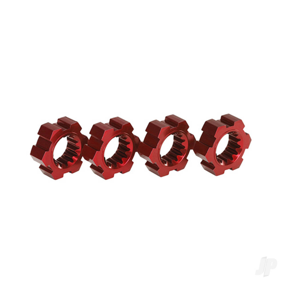 traxxas-wheel-hubs-hex-aluminium-red-anodised-4-pcs