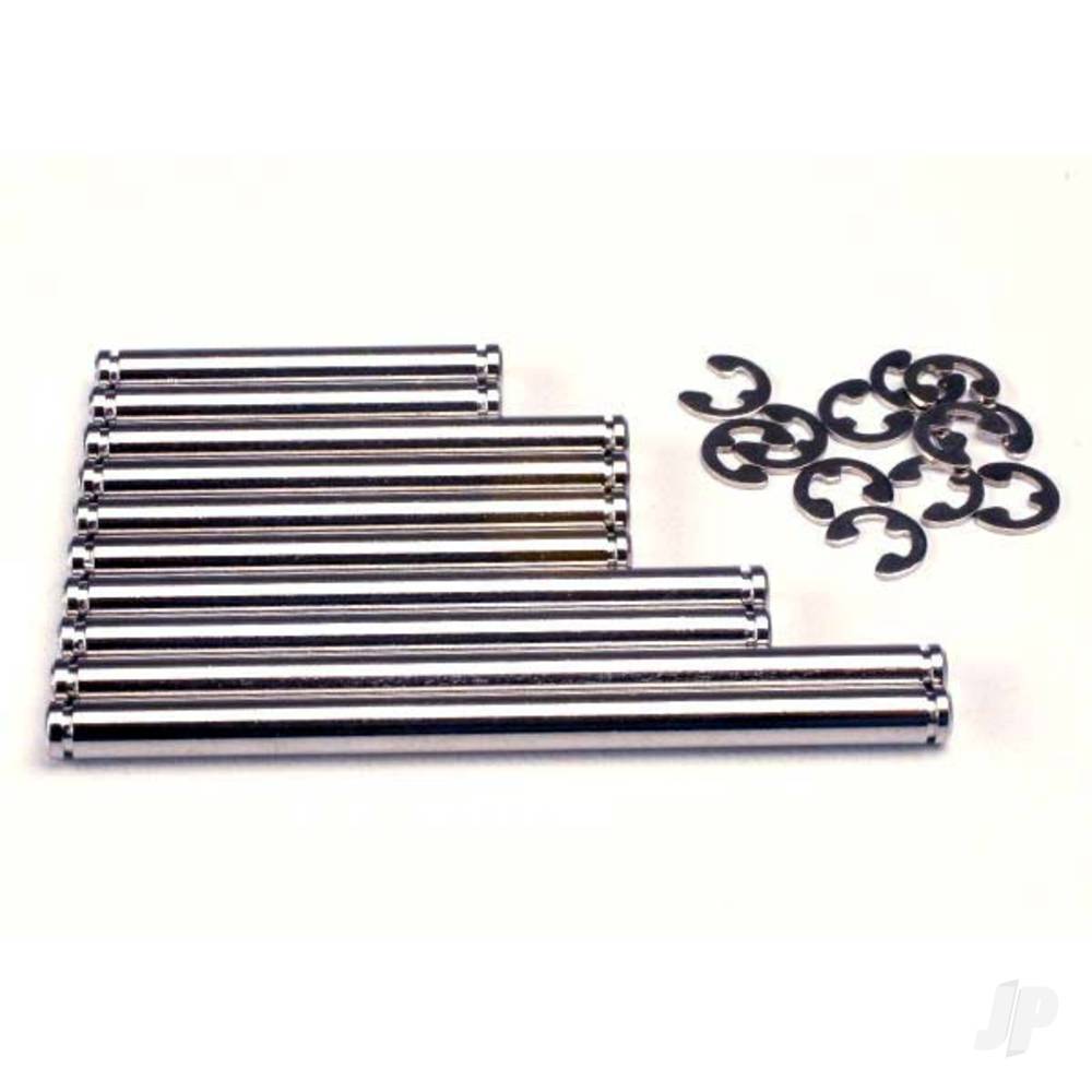 Traxxas Suspension pin Set, hard Chrome (with E-clips)