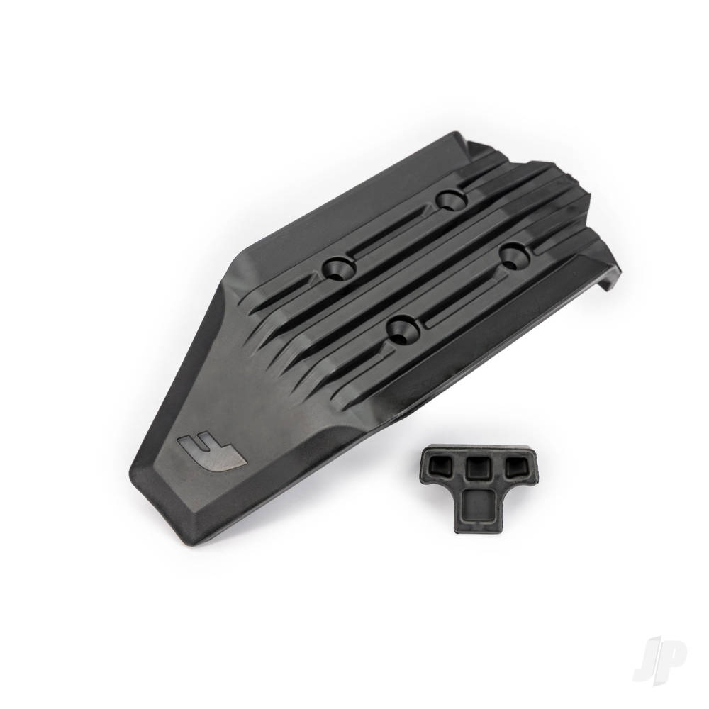 Traxxas Skid plate, front (1)/ rubber impact cushion (1)