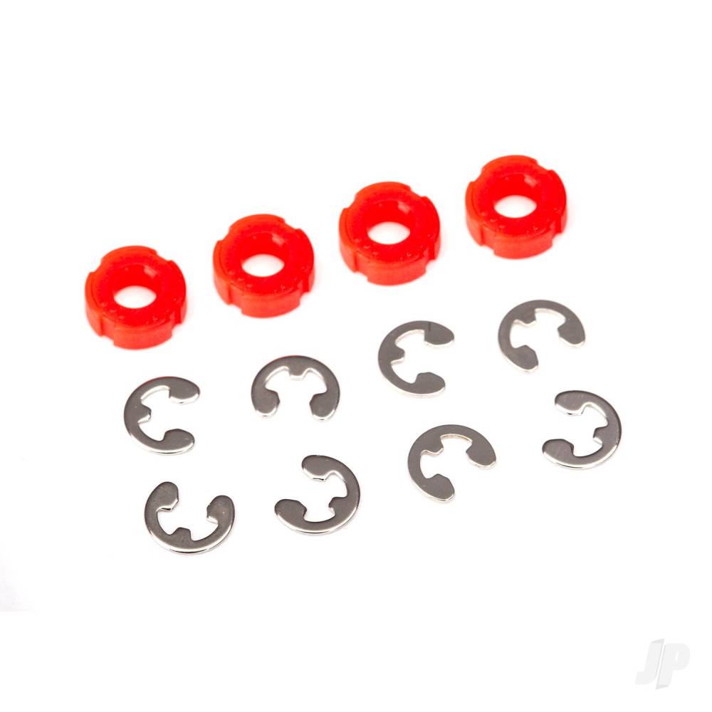 traxxas-piston-damper-red-4-pcs-e-clips-8-pcs
