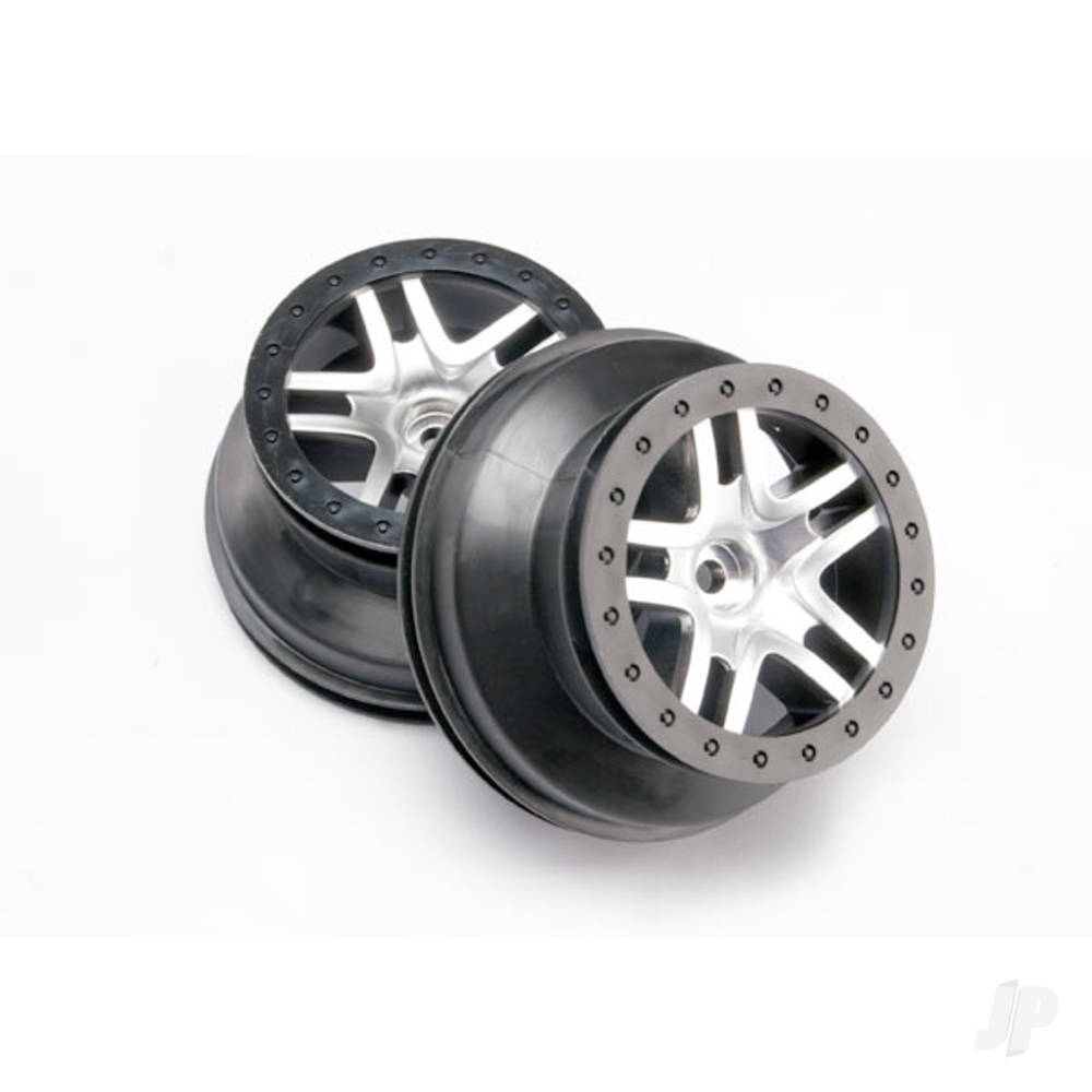 traxxas-chrome-black-sct-wheels-2-pcs