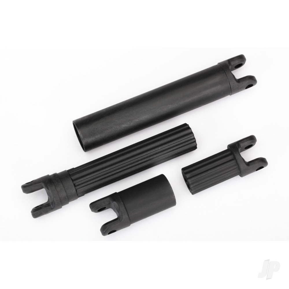 Traxxas Half shafts, centre (internal splined (2 pcs) / external splined (2 pcs)) (plastic parts only)