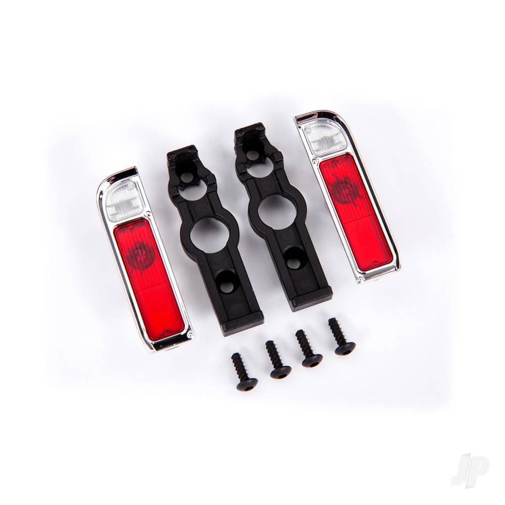 traxxas-tail-light-housing-chrome-2-lens-2-retainers-left-right-26x8-bcs-self-tapping-4