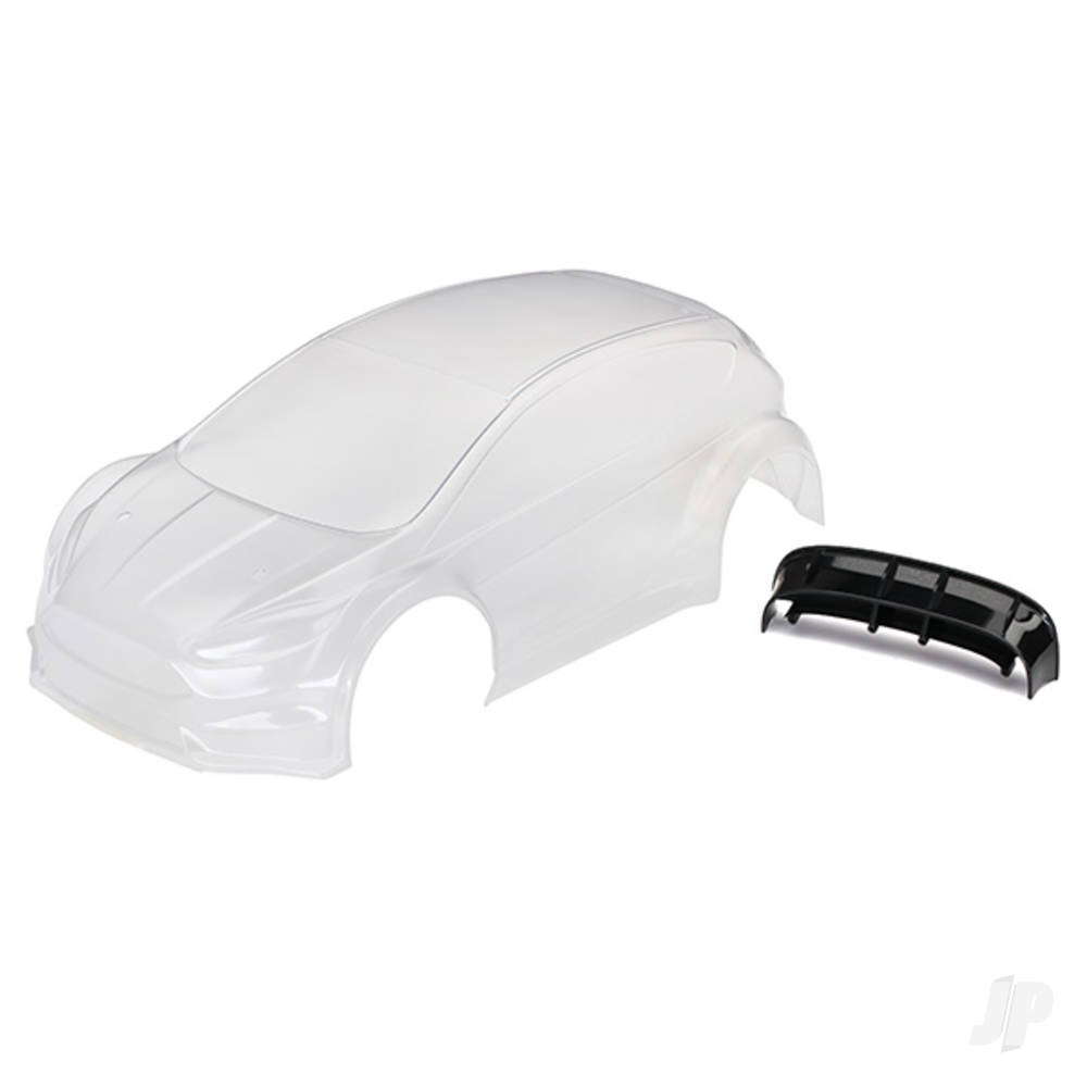 Traxxas Body, Ford Fiesta ST Rally (Clear, requires painting)