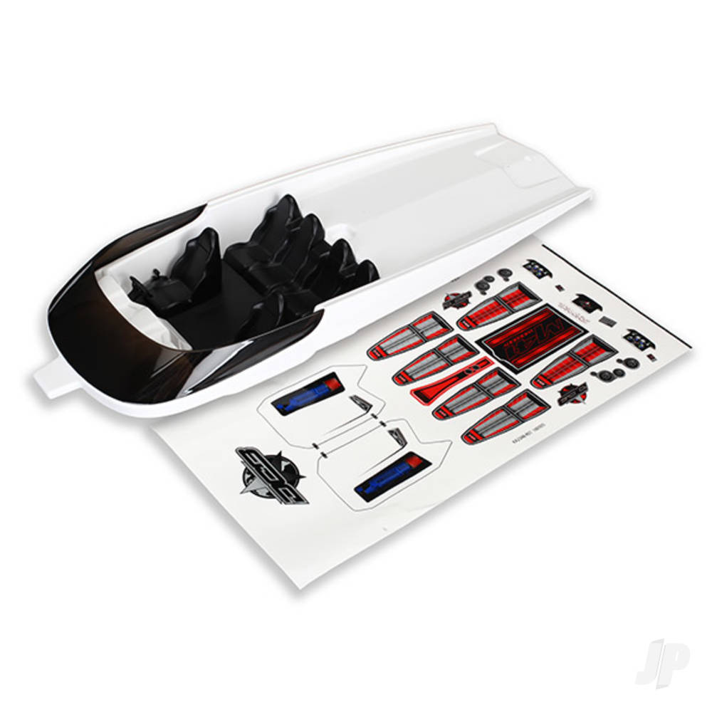 Traxxas Hatch, DCB M41, White (no Graphics) (fully assembled)