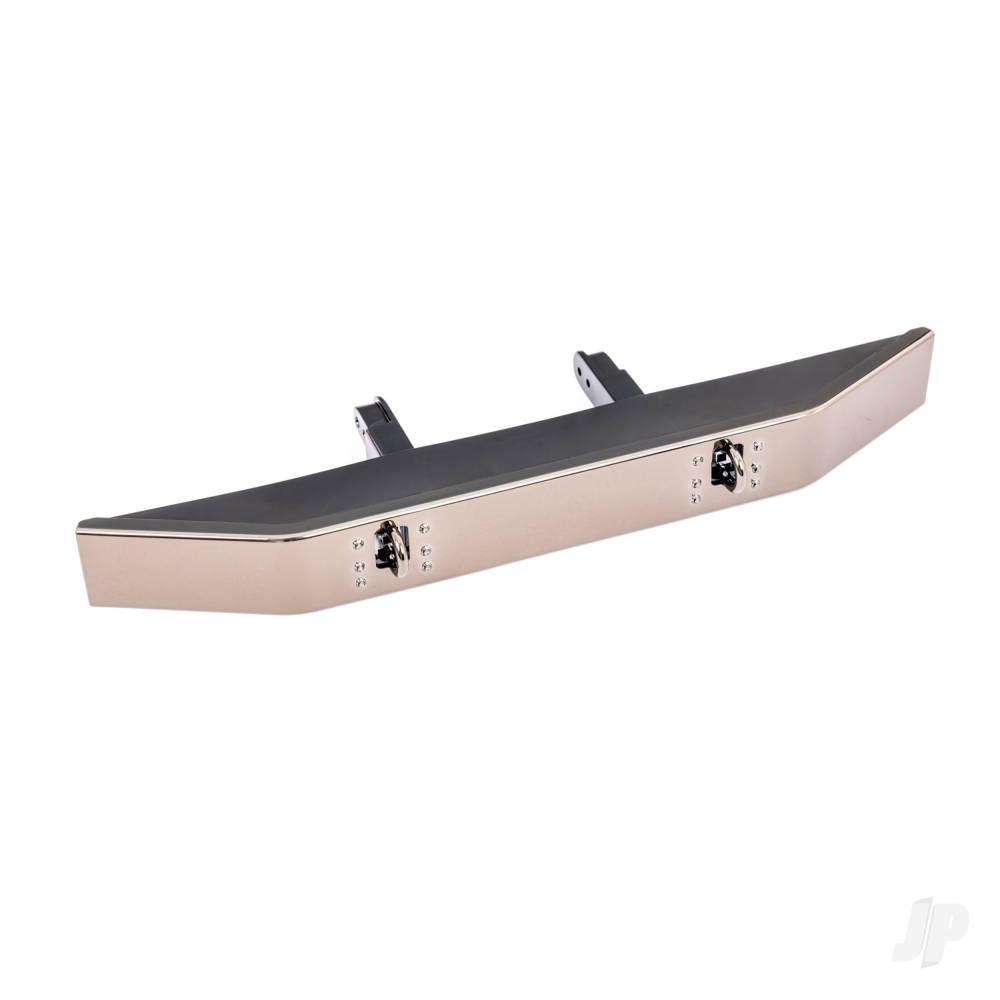 Traxxas Bumper, Front (Black Chrome) (assembled)