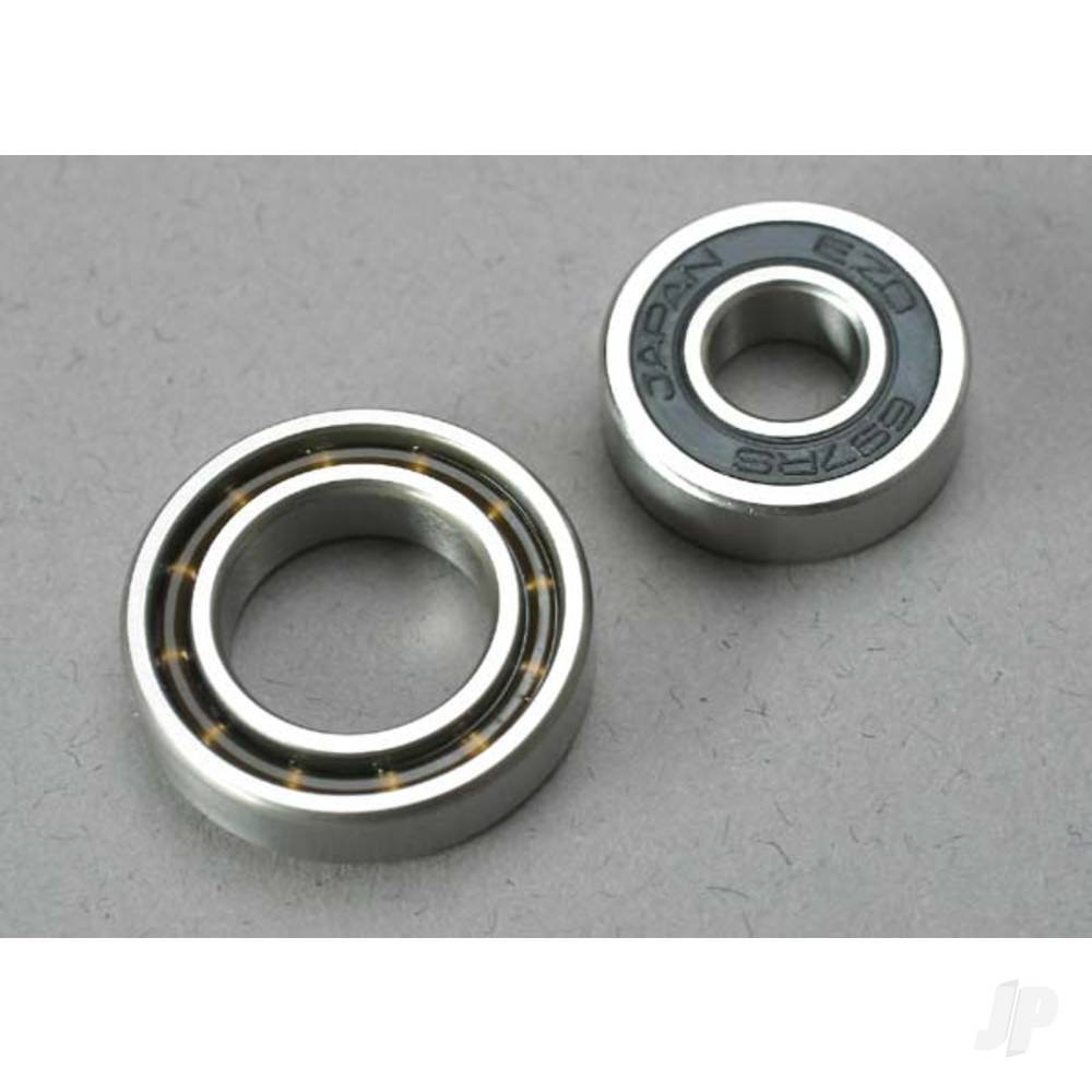 Traxxas Ball bearings, 7x17x5mm (1pc) / 12x21x5mm (1pc) (TRX 3.3, 2.5R, 2.5 engine bearings)