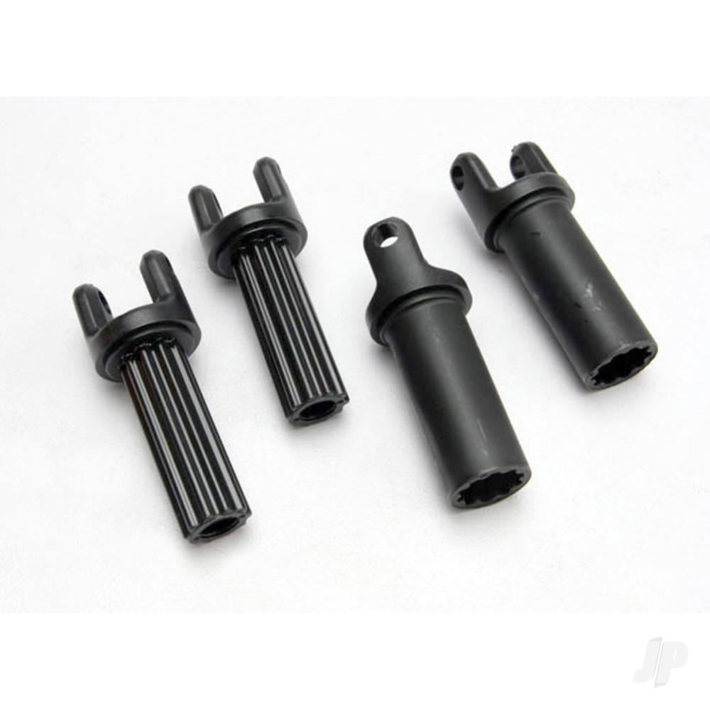 Traxxas Half shafts, centre Front (Revo 3.3) (internal splined (1pc) / external splined (1pc) / centre Rear (internal splined (1pc) / external splined (1pc)) (plastic parts only)