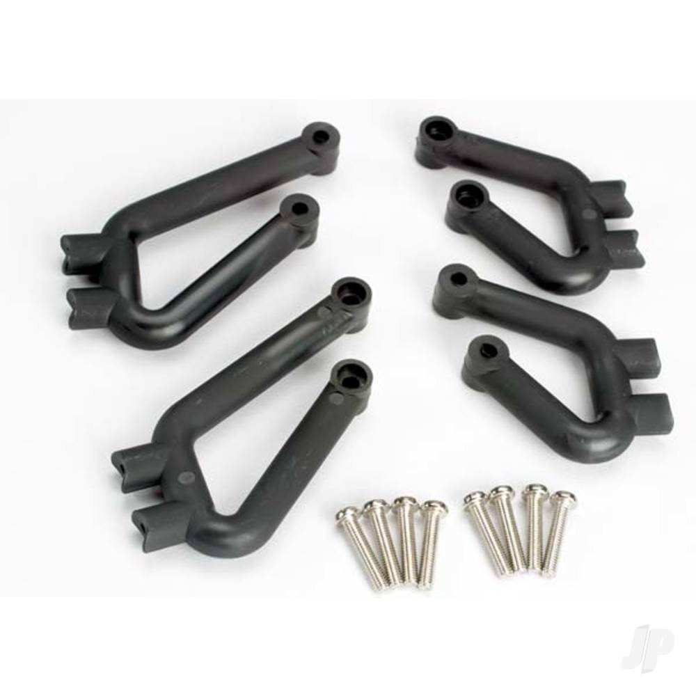 Traxxas Bumper mounts, Front (left & right) / bumper mounts, Rear (left & right) / 3x12mm RHM screws (8 pcs)