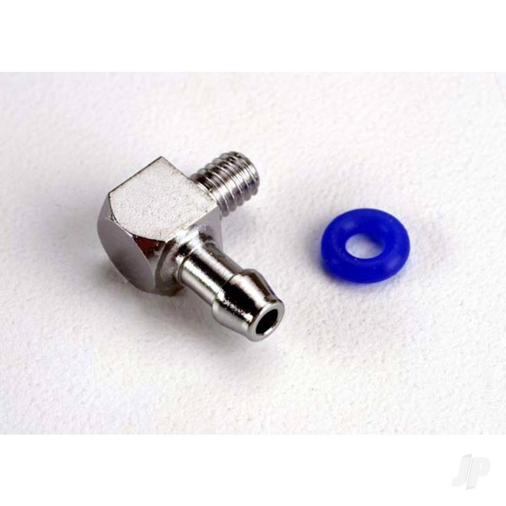 Traxxas Fitting, inlet for pipe pressure (90-degree) (1pc)