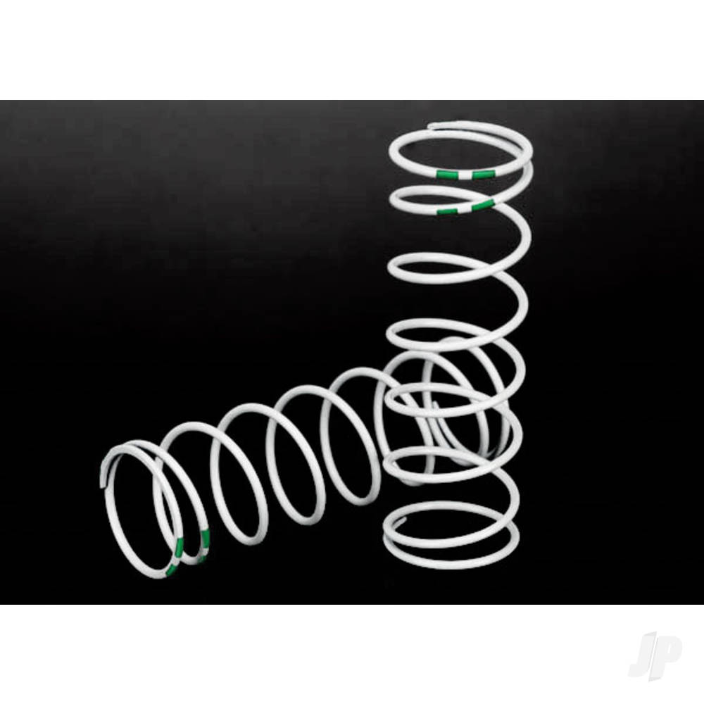 Traxxas Spring, shock, White (GTR XX-Long) (0.762 rate Green) (1 pair)
